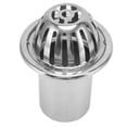 thumbnail image 1 of Drainage Floor Drain, Non Blocking Durable Round Large Displacement Outdoor Floor Drain  For Terrace 5in, 1 of 8