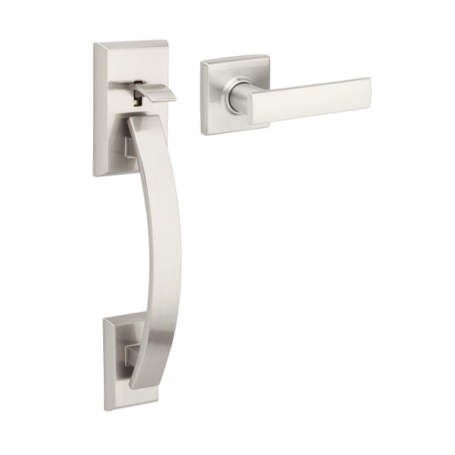 Weiser Handleset Mix & Match Tavaris & Vedani, in Satin Nickel