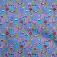 thumbnail image 1 of oneOone Cotton Poplin Medium Blue Fabric Abstracts Sewing Craft Projects Fabric Prints By Yard 56 Inch Wide, 1 of 5