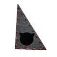 thumbnail image 4 of jinwen Grattoir pour Chat Cache-Gerçures pour Chats d'Intérieur Repos Sommeil Rouge et Gris, 4 of 9