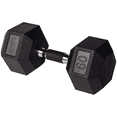 thumbnail image 1 of PRISP Haltère Hexagonal en Caoutchouc - Poids à Main en Fonte pour Gym à la Maison, Exercice et Mise en Forme avec Poignée en Caoutchouc; Vendu à l'Unité, 1 of 8