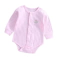 thumbnail image 2 of JMYHOAM Baby Onesie Baby Carrier Wrap Sling for Newborns Bodysuit Long Sleeves Four Seasons Children's Clothes Cotton Pajamas Romper Crawling Clothes (6 Months), 2 of 2