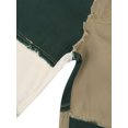thumbnail image 4 of Kmbangi Pantalon en Jean Patchwork + Taille Haute pour Femme, 4 of 8
