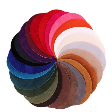 Minkissy 25PCS Iron On Patches For Clothes Assorted Color Decoration Repair Shirts Pants Jackets