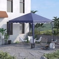 thumbnail image 2 of Outsunny 10' x 10' Pop Up Canopy Tent with Carry Bag Blue, 2 of 10