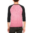 thumbnail image 2 of Halloween Pink Flamingo Costume Mens Raglan T Shirt, 2 of 2