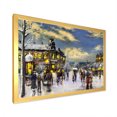 thumbnail image 2 of Designart Paris en Hiver de Noël I Art Mural Encadré Traditionnel, 2 of 4