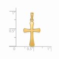 thumbnail image 3 of 14K Yellow Gold Cross Pendant Necklace with Chain, 3 of 4