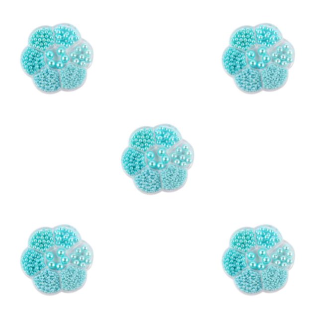 Baohd 1/2/3/5 1150pack/lot Bead Accessories Easy To Thread Wide Application Not Easy To Fade sky blue 5PCS