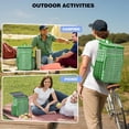 thumbnail image 4 of Rustic Plaid Soft Cooler Bag - 20L Insulated Leakproof Backpack Cooler for Picnics, Travel & Daily Use, 4 of 5