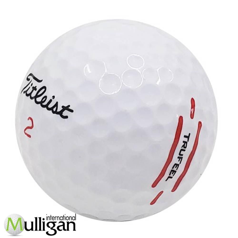 Mulligan - 12 balles de golf récupérées Titleist TruFeel 2024 5A Pristine