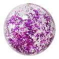 thumbnail image 3 of Inflatable Glitter Transparent Beach Ball for Water Play and Outdoor Sports, PVC with Sequin Light Refraction, 30cm, Easy to Carry for Pool, Beach, and Lake Fun, 3 of 8