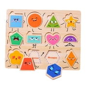 Wooden Toddlers Puzzles Game Animal Puzzle Jigsaw Set for Girls Boys Age 1- board
