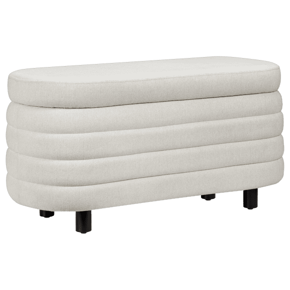 Bouclair ottoman en tissu avec rangement