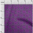 thumbnail image 1 of oneOone Georgette Viscose Fabric Leaves & Floral Block Printed Craft Fabric BTY 42 Inch Wide, 1 of 4