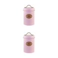 thumbnail image 3 of Wweixi Transparent Tea Jars For Storing And Displaying Favorite Tea Leaves Food Grade Metal Kitchen Storage Jars Jars Kitchen Pink tea 2Set, 3 of 6