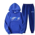 thumbnail image 1 of 2023 New Blue TRAPSTAR Letter Print Men‘s Sweatshirt Trendy Men‘s Fleece Hoodie Set, 1 of 5