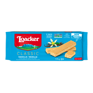 Loacker Wafer Vanilla Baked Cookies 175GR