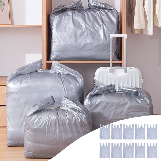 Save Big! 10 Pack Extra Large Moving Bags, Heavy Duty Thickened Packing Bags for Clothes, Comforters, Pillows, Blankets, and Storage for Moving and Organizing