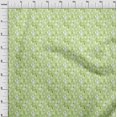 thumbnail image 3 of oneOone Viscose Jersey Light Green Fabric Texture & Triangle Geometric Craft Projects Decor Fabric Printed By The Yard 60 Inch Wide, 3 of 5