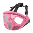 thumbnail image 3 of Short Snout Dog Muzzle Bulldog Muzzle Adjustable Breathable Mesh for Training Biting Barking, 3 of 8
