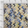 thumbnail image 2 of oneOone Rayon Medium Blue Fabric Geometric Sewing Craft Projects Fabric Prints By Yard 56 Inch Wide-1F, 2 of 5