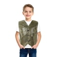 thumbnail image 2 of 2025 Garçons Hauts Garçons Haut Décontracté Garçons Pyjamas de Fête à Paillettes Scintillantes Garçons Robe de Carnaval Sans Manches Gilet T-Shirts Garçons, 2 of 6