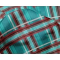thumbnail image 4 of oneOone Silk Tabby Fabric Madras Check Print Fabric By Yard 42 Inch Wide, 4 of 4