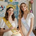 thumbnail image 5 of Customizable Sparkling Letter Shoulder Strap 160 × 9.5cm Birthday Party/Graduation /Beauty Pageant Hot Stamped Font Comes With Pin Shoulder Strap Set, 5 of 5