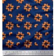 thumbnail image 1 of Soimoi Poly Crepe Fabric Fox Kids Printed Fabric 1 Yard 42 Inch Wide, 1 of 3