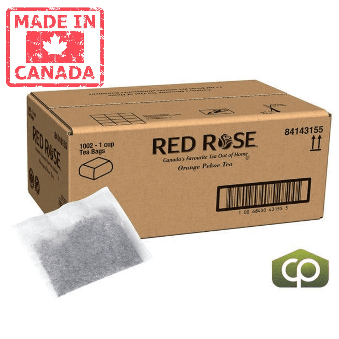 Red Rose Tea Bags - Bulk Pack of 1002 Bags | Perfect 1-Cup Brews