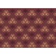 thumbnail image 1 of Ahgly Company Tapis d'Intérieur Rectangulaire Transitionnel Rouge Châtaigne Lavable à la Machine, 8 Pieds x 10 Pieds, 1 of 7