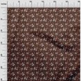thumbnail image 3 of oneOone Polyester Spandex Maroon Fabric Kids Floral Sewing Craft Projects Fabric Prints By Yard 56 Inch Wide, 3 of 4