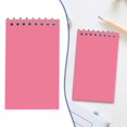 thumbnail image 2 of 3x5 Inch Top Bound Spiral Memo Pads, Pocket Mini Notebooks, Portable Wire Binding Note Book,50 Sheet Per Pad Small Jotter for On The Go Quick Note Task Draft & Temporary Information Recording,Pink, 2 of 9
