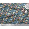 thumbnail image 3 of Soimoi Poly Georgette Fabric Cute Elephant Kids Printed Fabric 1 Yard 52 Inch Wide, 3 of 3