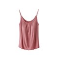 thumbnail image 1 of Birdeem Blouse pour Femme Unie Décontractée Mode Col Rond Régulière Sans Manches Hauts de Nuit, 1 of 12