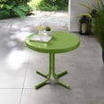 thumbnail image 3 of Pemberly Row Table d'Appoint Contemporain en Métal pour Patio, Vert Oasis, 3 of 6