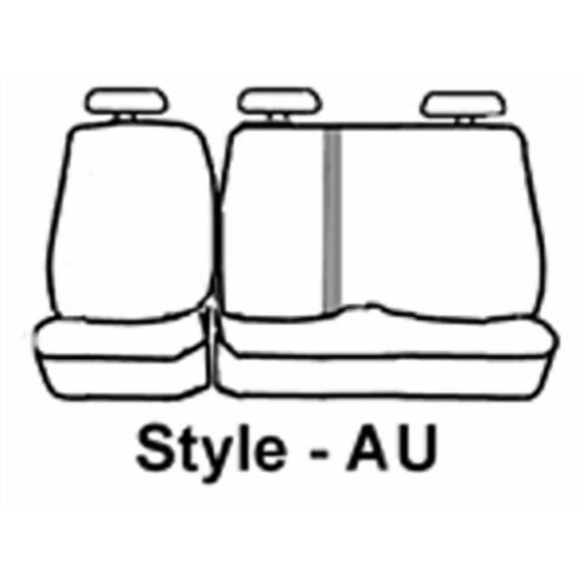 Fits 2015-2018 Ford F-150 Covercraft Seat Cover SS8445PCGY SeatSaver; Polycotton; Gray; For One Row