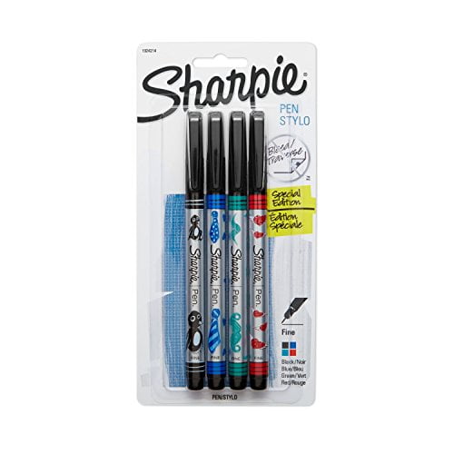 Sharpie Wraps Pen Fine Point 4-Pack Assorted Colors (1924214)