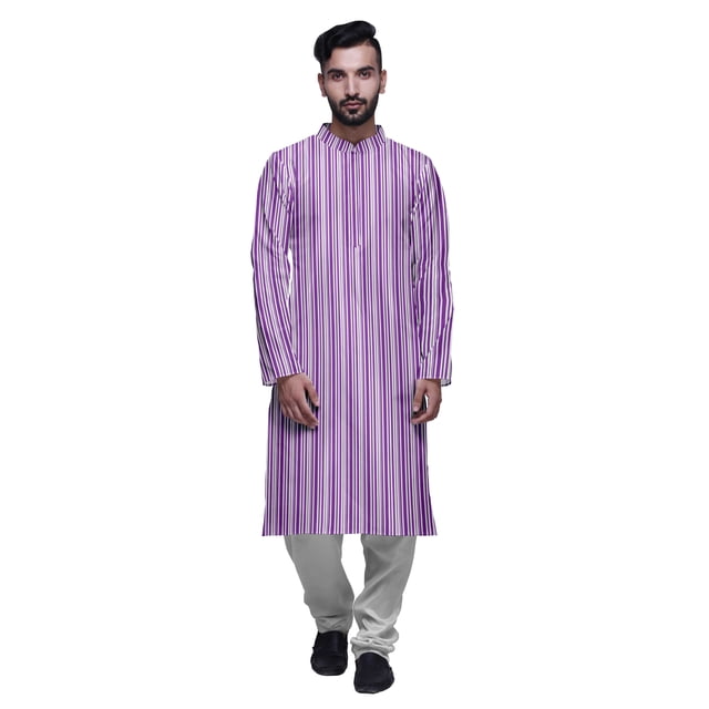 Atasi Kurta Imprimé de Designer pour Garçons Ensemble Kurta Pyjama Décontracté Vêtements d'Été