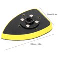 thumbnail image 4 of Sanding Pad, Sanding Disc One-piece Molding 70x100mm Triangular Sanding Pad  For R Grinding And Polishing, 4 of 8