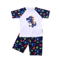 thumbnail image 1 of Faithtur Boy's Two Pcs Summer Beach Bathing Suit, Cartoon Printed Swimwear, 1 of 9