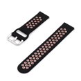 thumbnail image 1 of Tignapoo 22mm Universal Silicone Watch Strap - Breathable and Lightweight Replacement Band with Adjustable Buckle, Available in Multiple Colors Including Black and Pink, Ideal for Sports and Daily, 1 of 6