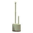 thumbnail image 4 of Disposable Toilet Brush Set with Built-In Cleaner Long Handle Wall Mounted Hygienic Sanitary Bathroom Cleaning Tool for Effortless Deep Cleaning Hzhnb | Plastic, Army Green, 4 of 8