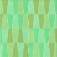 thumbnail image 1 of Ahgly Company Machine Washable Indoor Square Transitional Green Area Rugs, 5' Square, 1 of 7