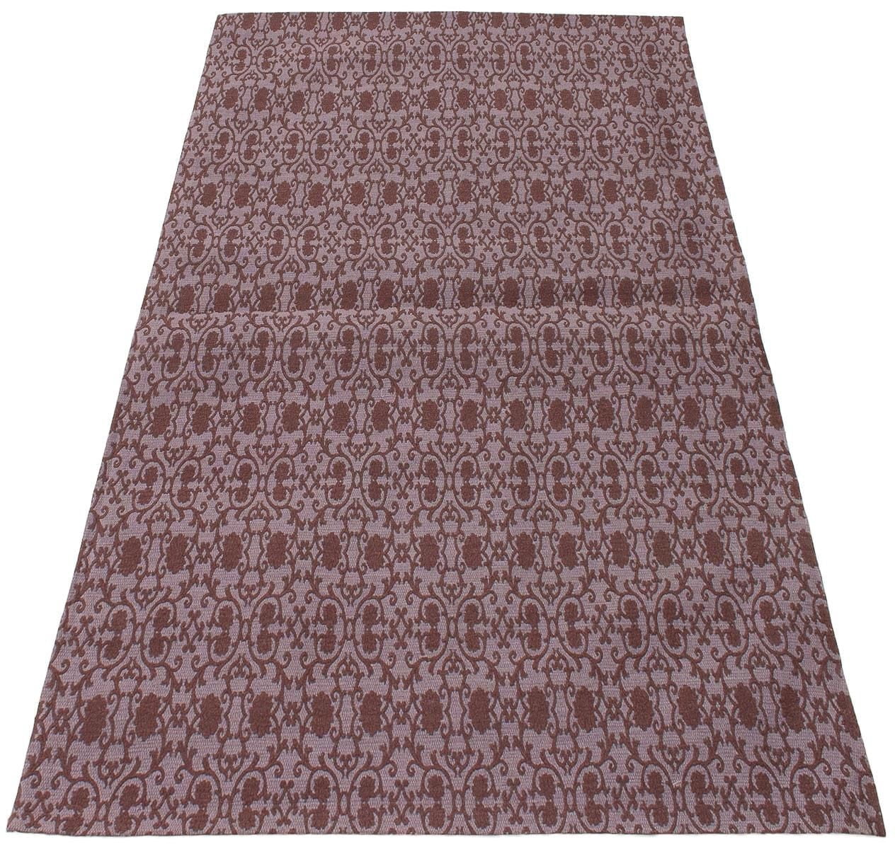 ECARPETGALLERY Tapis Fait à la Main pour Salon, Salle à Manger et Chambre à Coucher Contemporain Collection Collage 4'9" x 6'8" en Mauve