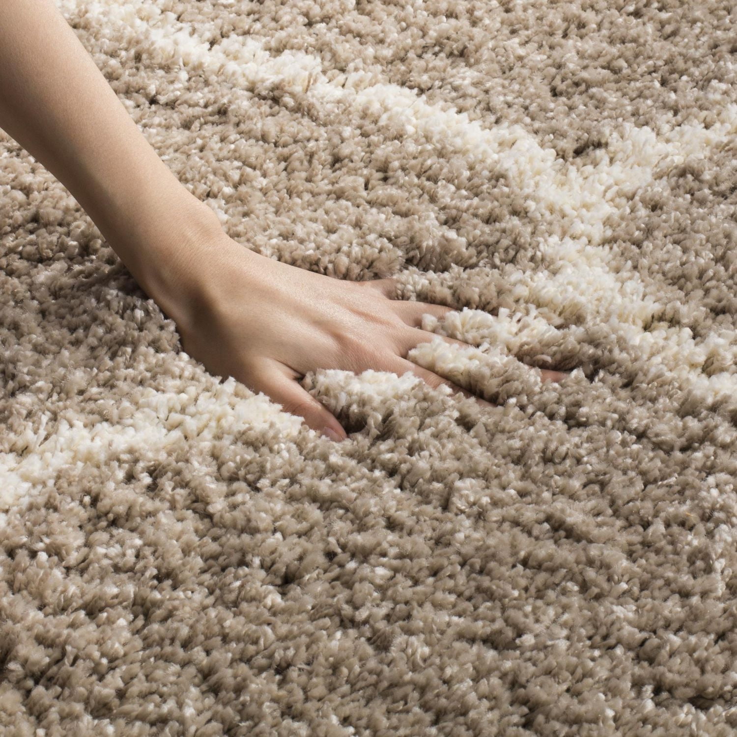 Safavieh Hudson Arline Tapis Géométrique Shag