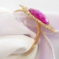 thumbnail image 2 of ZiDeTang 100pcs Rhinestone Metal Napkin Ring Acrylic Napkin Holder, 2 of 3