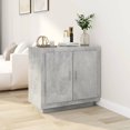 thumbnail image 1 of vidaXL Sideboard Concrete Grey 80x40x75 cm Engineered Wood, 1 of 5