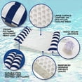 thumbnail image 3 of Hamac Flottant de Piscine de Qualité Supérieure, Hamac d'Eau Multifonction Pliable, Chaise Longue Gonflable, 3 of 7